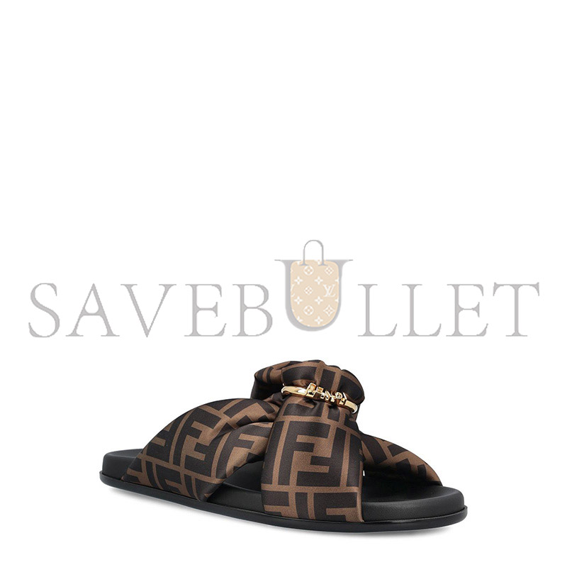 F**di monogrammed slip-on sandals 8x8645ae7s